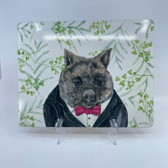 helen ansley brush tucker cork backed placemat set of 6 featuring australian wil - Picture 2 of 8